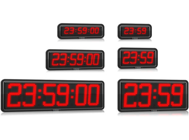 RGB Technology NTP LED Display 6-digits 100mm, IP66, 230VAC